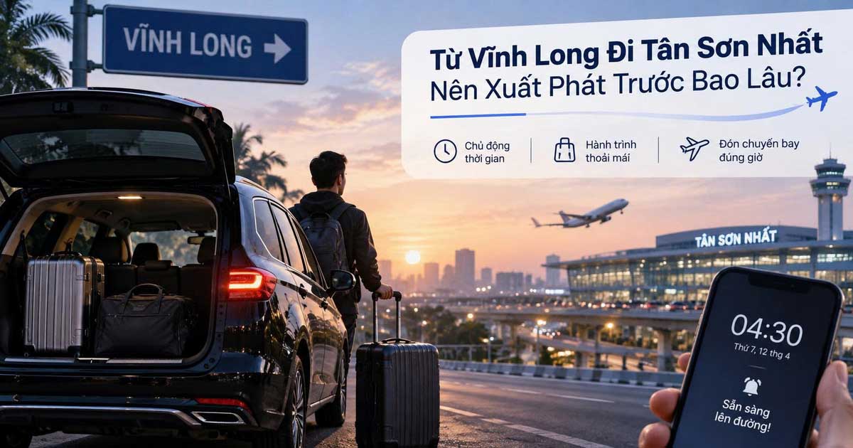 Từ Vĩnh Long Đi Tân Sơn Nhất Nên Xuất Phát Trước Bao Lâu?